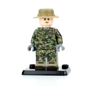 Marine Woodland MARPAT CAMO Duty Uniform Minifig made with LEGO parts