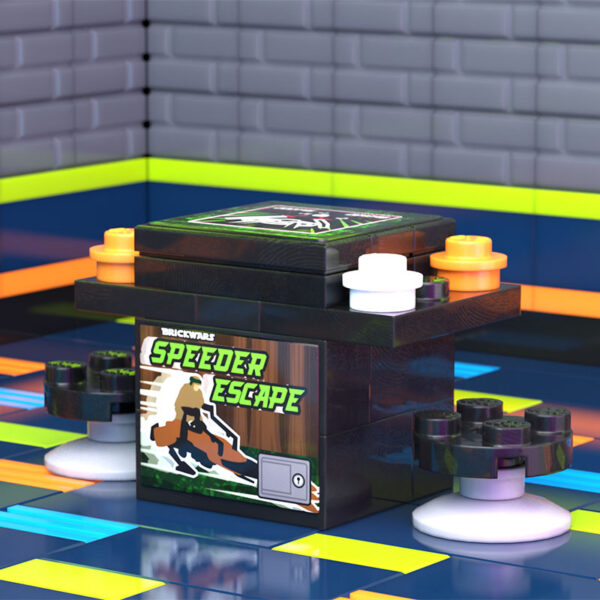 SW Speeder Escape 2-Player Classic Arcade made using LEGO parts - B3 Customs - Image 2