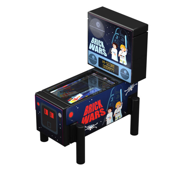 Brick Wars - B3 Customs Pinball Arcade Machine Building Set made using LEGO parts - Image 2