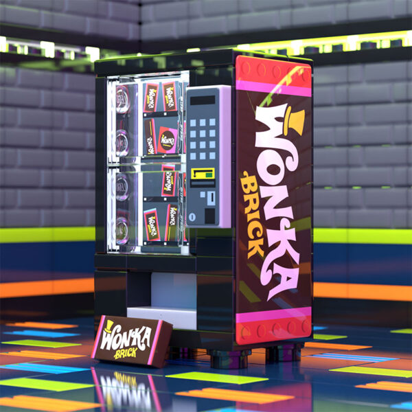 Wonka Bars Vending Machine made using LEGO parts - Image 2