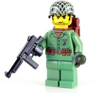 WW2 Marine Soldier Minifig made with LEGO parts