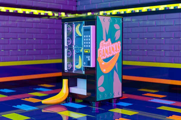 Fresh Bananas - B3 Customs Fruit Vending Machine made using LEGO parts - Image 3