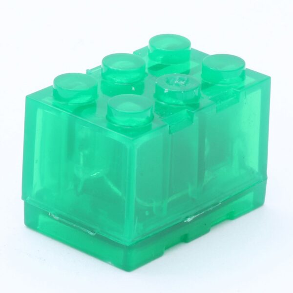 Green Light-Up 2x3 Brick (Green Light) - Image 2