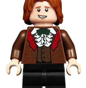 Ron Weasley (Reddish Brown Suit, Shirt with Ruffle) - Official LEGO Harry Potter Minifigure (2020)