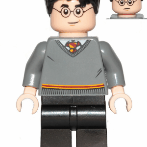 Harry Potter (Gryffindor Sweater, Black Legs) - LEGO Harry Potter Minifigure (2021)