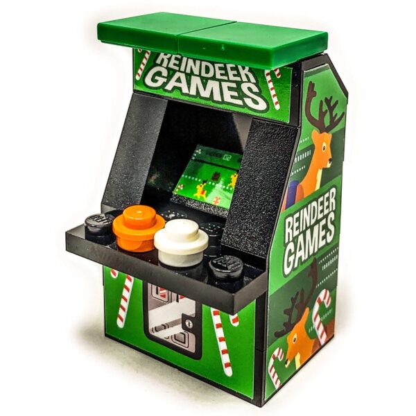 Reindeer Games Arcade Machine Toy Building Kit made using LEGO parts - B3 Customs - Image 3