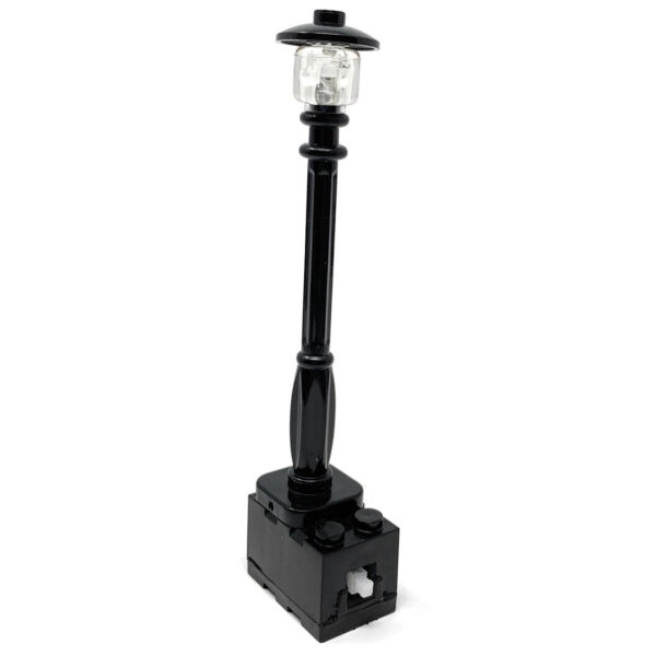 Black Light-Up Lamp Post (Yellow / Warm Light) - Image 3