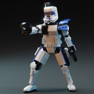 Cap Rex 9 Figure - Custom MOC made using LEGO bricks