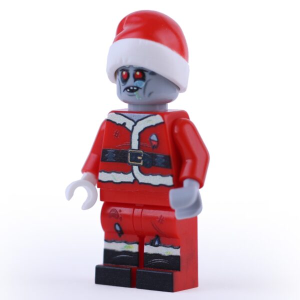 Zombie Santa Minifig made using LEGO parts - B3 Customs - Image 2
