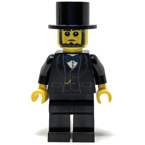 Abraham Lincoln US President Minifig made using LEGO parts - B3 Customs - Image 3