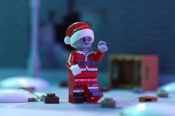 Zombie Santa Minifig made using LEGO parts - B3 Customs - Image 3