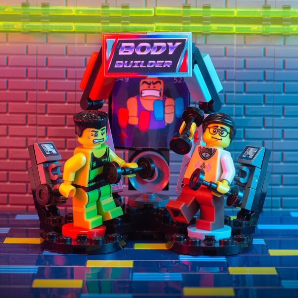 B3 Customs® Body Builder Arcade Game Building Set - Image 2