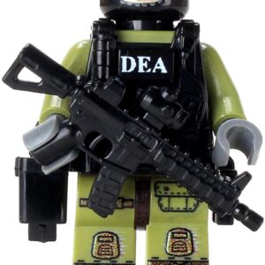 DEA Special Response Team SRT Officer - Custom Military Minifig