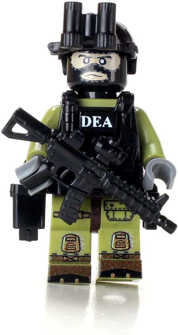 DEA Special Response Team SRT Officer - Custom Military Minifig