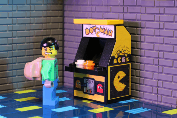 Dot-Man Arcade Machine made using LEGO parts - B3 Customs - Image 3