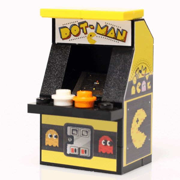 Dot-Man Arcade Machine made using LEGO parts - B3 Customs - Image 2