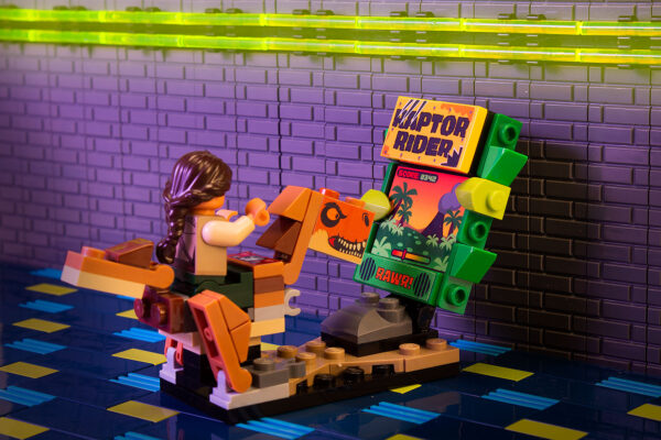 Raptor Rider - B3 Customs Arcade Game made using LEGO parts - Image 2