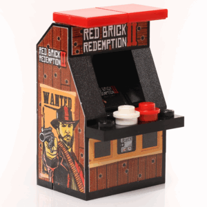 Red Brick Redemption II Minifig Arcade Game made using LEGO parts - B3 Customs