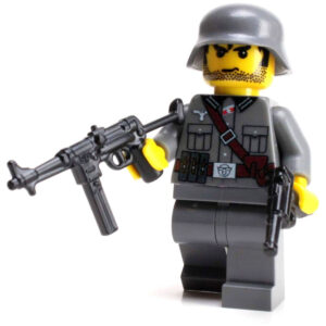 German World War 2 MP40 Soldier - Custom Military Minifig