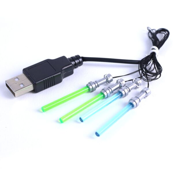 Light-Up Lightsabers for LEGO General Grievous Minifigure - Image 2