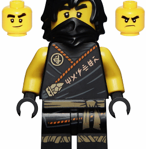 Cole (Legacy, Rebooted) 'Master' Torso - LEGO Ninjago Minifigure (2021)