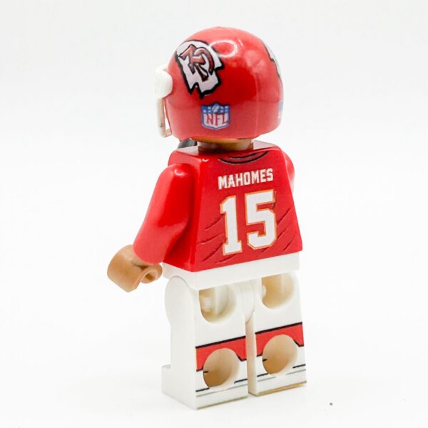 #15 Chiefs Football Player Minifig made using LEGO parts - B3 Customs - Image 2