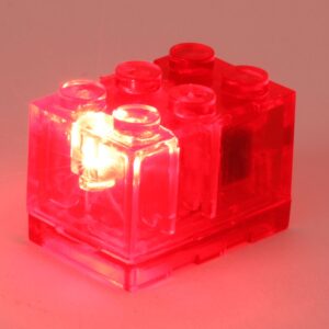 Red Light-Up 2x3 Brick (Red Light)