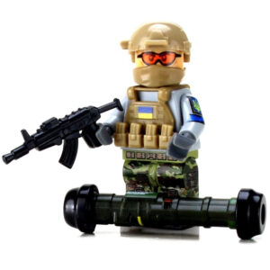 Ukrainian Army Anti-Tank Soldier Custom Military Minifig