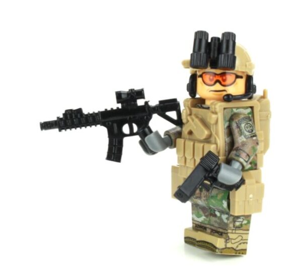 Army OCP 82nd Airborne Minifig made with LEGO parts