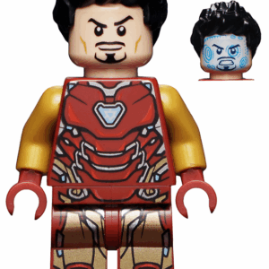 Iron Man (Mark 85 Armor, Hair) - LEGO Marvel Minifigure (2021)