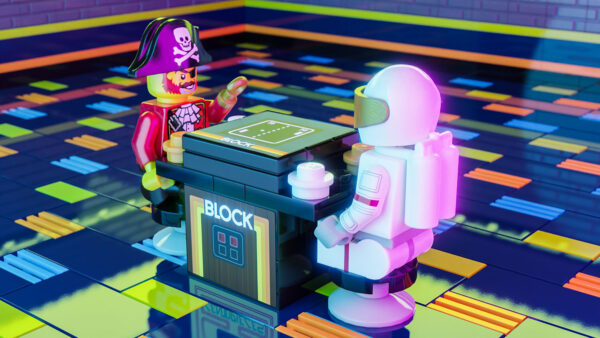 Block 2-Player Classic Arcade made using LEGO parts - B3 Customs - Image 3