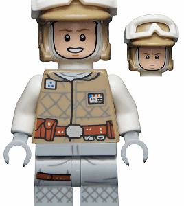 Luke Skywalker (Hoth, Balaclava Head) - LEGO Star Wars Minifigure (2021)