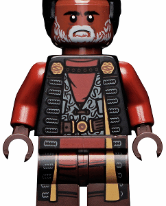 Greef Karga (Black Magistrate Robe and Gray Beard) - LEGO Star Wars Minifigure (2021)