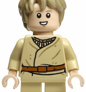 Anakin Skywalker (Short Legs, Thick Messy Hair)- LEGO Star Wars Minifigure (2024)