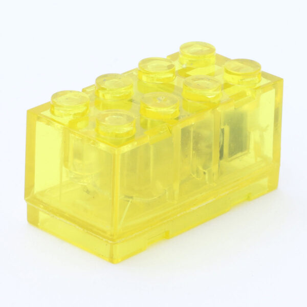 Yellow Light-Up 2x4 Brick (Yellow Light) - Image 2