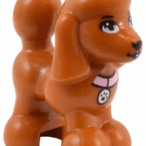 Dog / Poodle (Dark Orange) - Official LEGO® Part