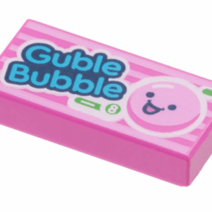 Guble Bubble Gum (1x2 tile) - Official LEGO® Part