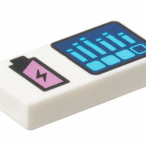 Tile 1 x 2 with Battery Charger and Bar Graph Pattern - Official LEGO® Part