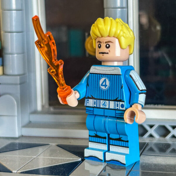 JOHNNY FIRE (FanPlastic 4) made using LEGO parts - B3 Customs - Image 2