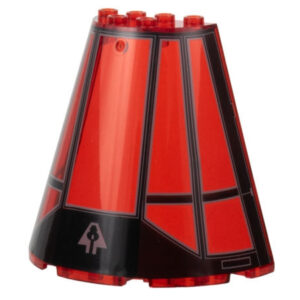 Millennium Falcon Cockpit Pattern 4 (Red)- Official LEGO® Part