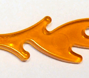 Wave Rounded with Base Rim (Large Flame)- Official LEGO® Part