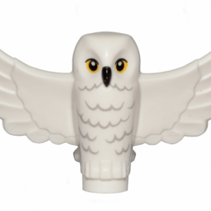 Owl (Spread Wings, White, Hedwig) - Official LEGO® Part