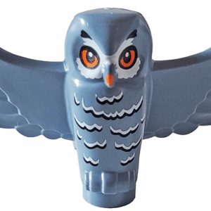 Owl (Spread Wings, Sand Blue w/ Orange Chest) - Official LEGO® Part