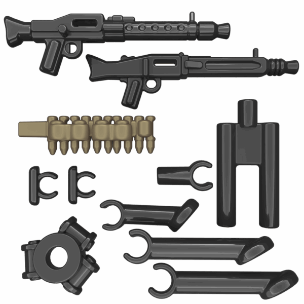 German Tripod w/ MG34 + 42 - BrickArms®