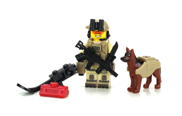 EOD Explosive Ordnance Disposal Specialist made withe LEGO parts