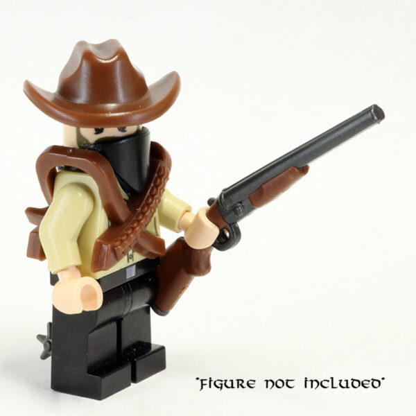 Overmolded Double Barrel Shotgun for LEGO Minifigs - Brick Warriors - Image 2