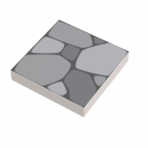Cobblestone Tile Part Pack (20 Tiles) made with LEGO parts - B3 Customs - Image 5