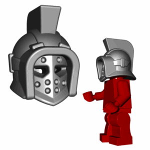 Hoplomachus Helmet for Minifigs - Brick Warriors