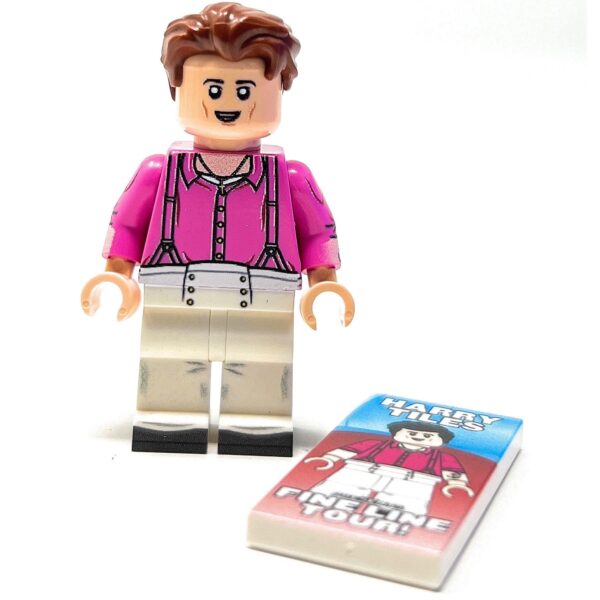 Harry Tiles Custom Musician Minifig w/ Concert Poster (Fine Line Tour) - Image 4
