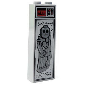 Bone Daddy (Halloween) in Carbonite (1x2x5 Brick) made using LEGO parts - B3 Customs
